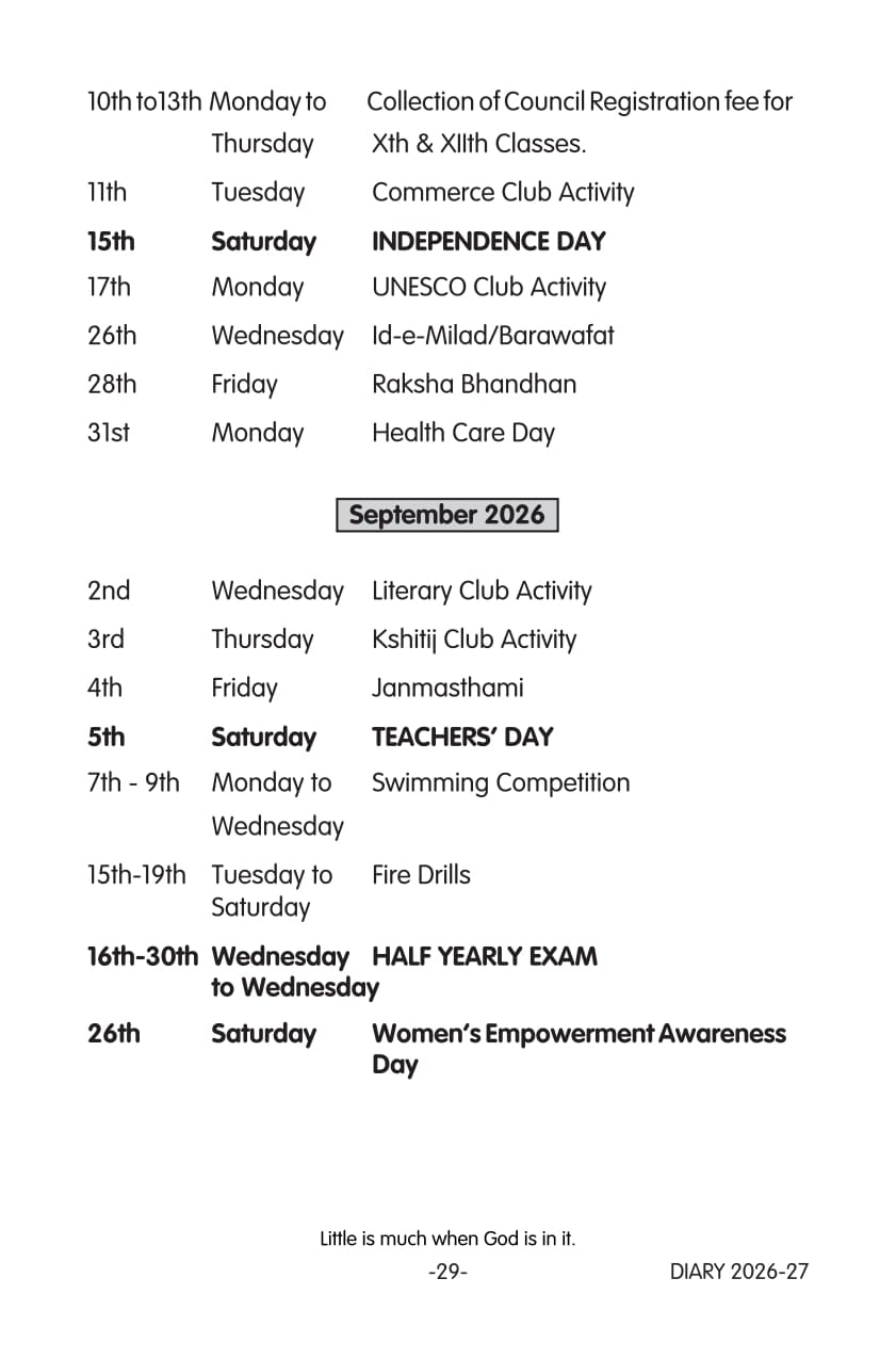 Annual Planner Page 3