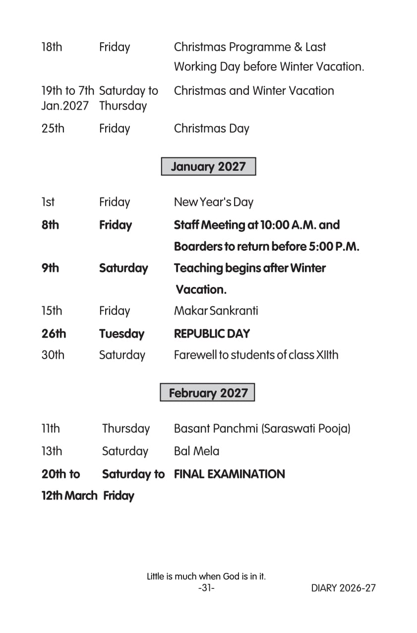 Annual Planner Page 5