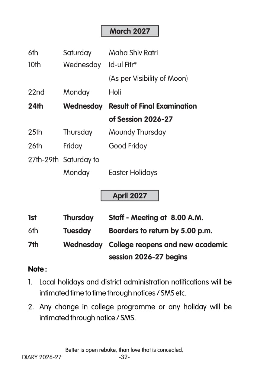 Annual Planner Page 6